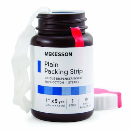 Mckesson Nonimpregnated Wound Packing Strip, 1 Inch x 5 Yard, 12PK 61-59320